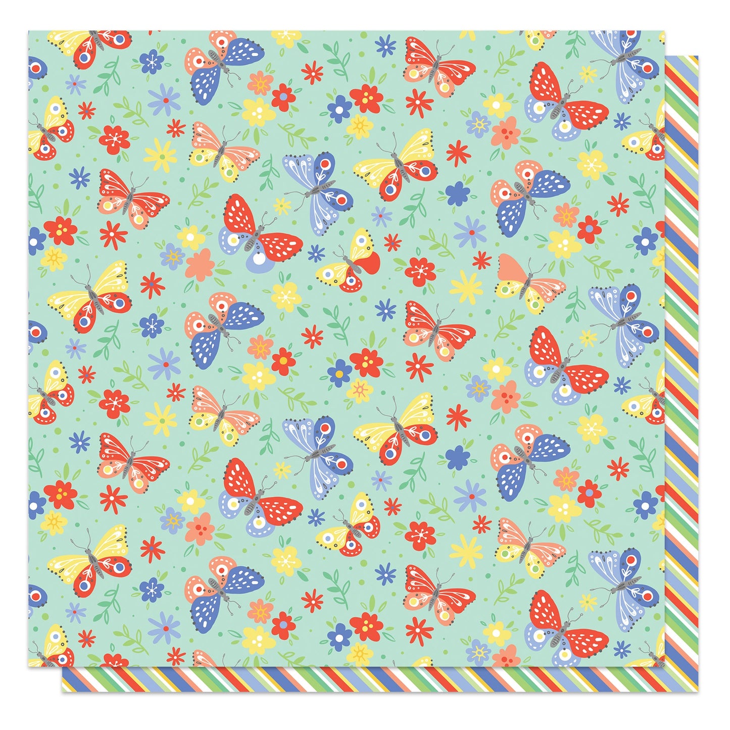 Showers & Flowers Double-Sided Cardstock 12"X12"-Select Style
