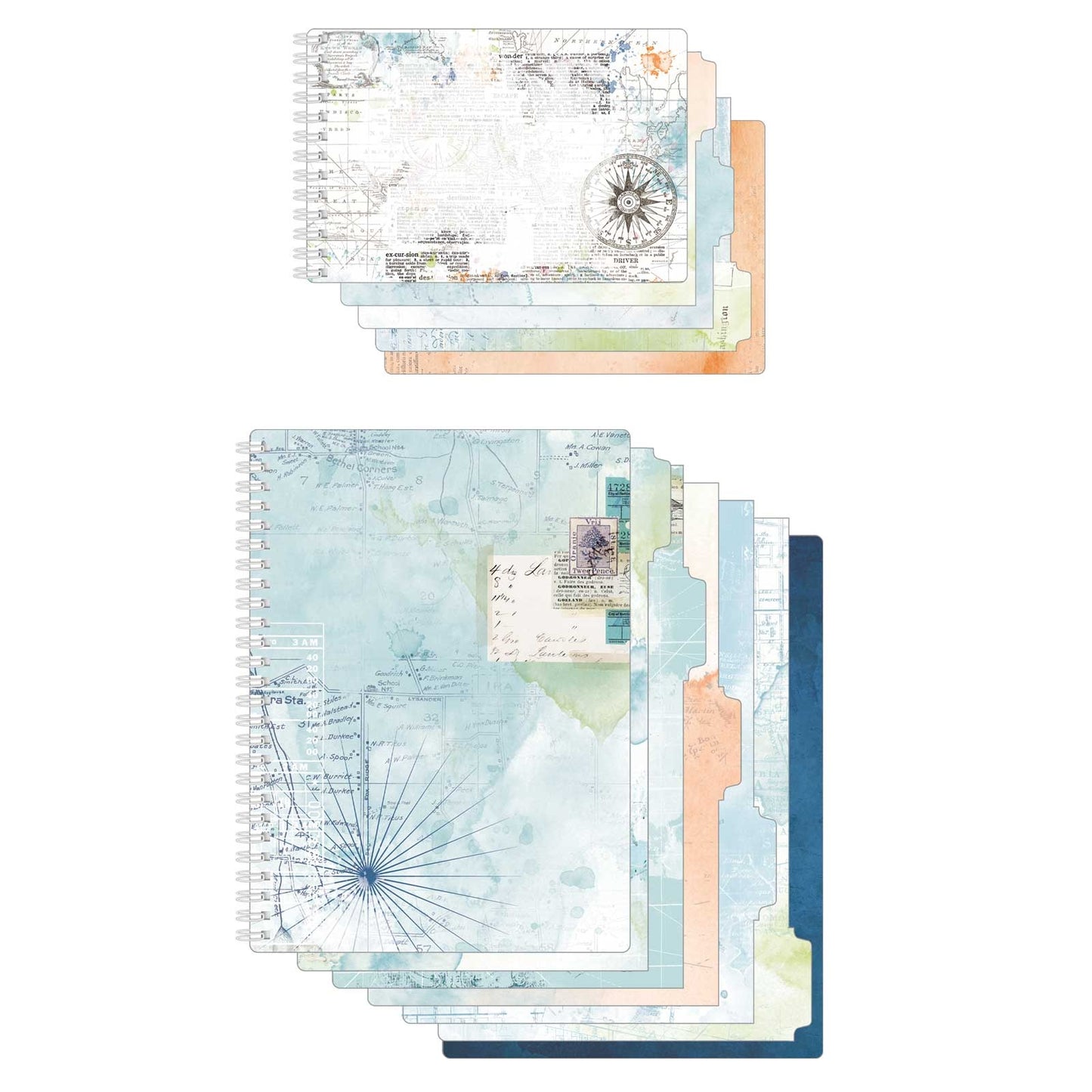 Vintage Artistry Everywhere Spiral Notebook Set-