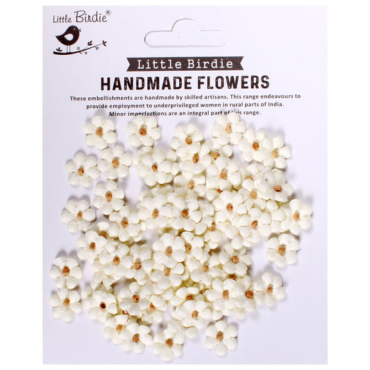 Little Birdie Esme Paper Flowers 80/Pkg-Poppies And Roses