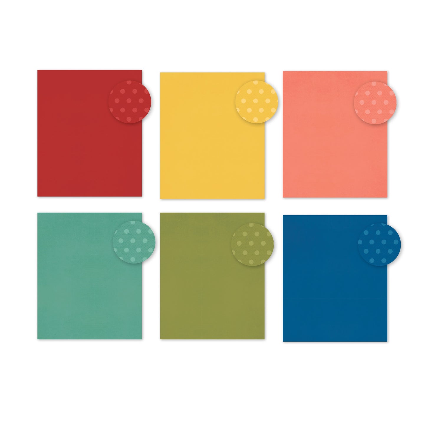 Simple Stories Double-Sided Paper Pad 6"X8" 24/Pkg-Color Vibe Bolds