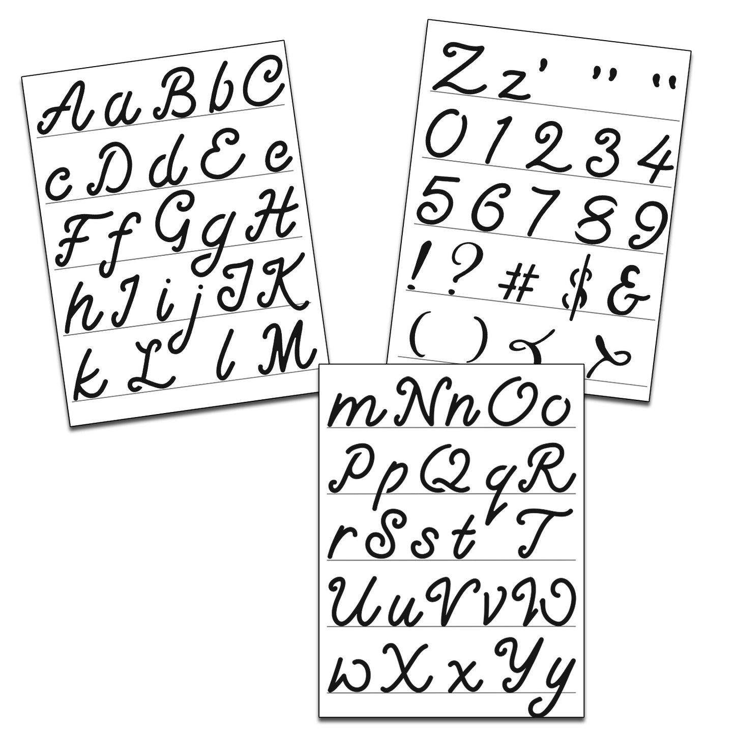 Crafter's Workshop Stencil 8.5"X11" 3/Pkg
