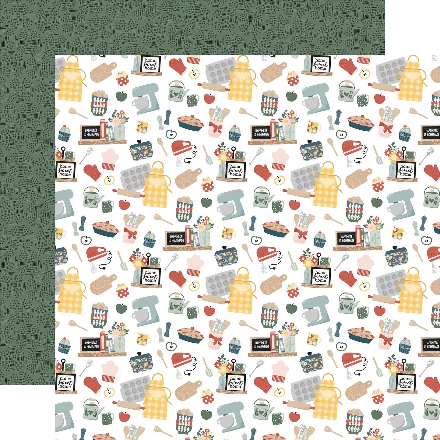 Good To Be Home Double-Sided Cardstock 12"X12"-Backsplash Bouquets