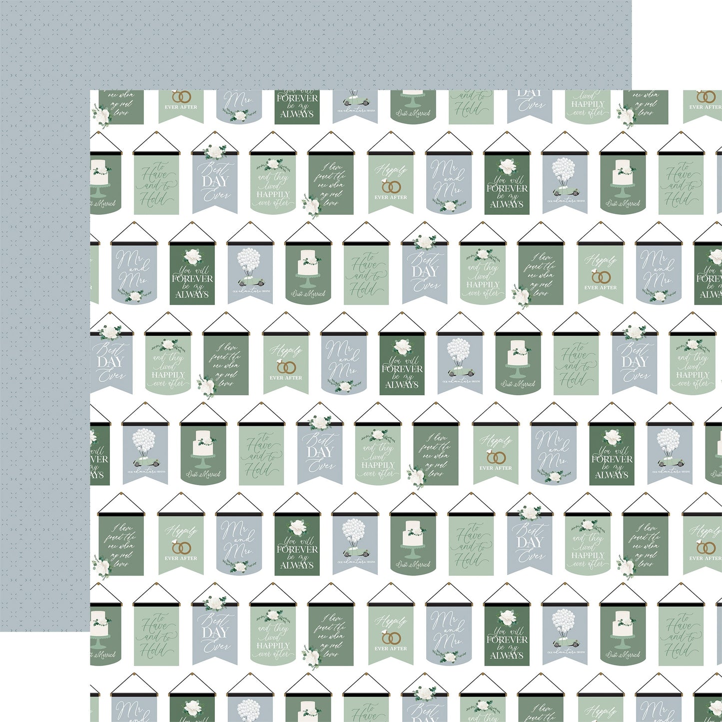 Wedding Bells Double-Sided Cardstock 12"X12"-Select Style