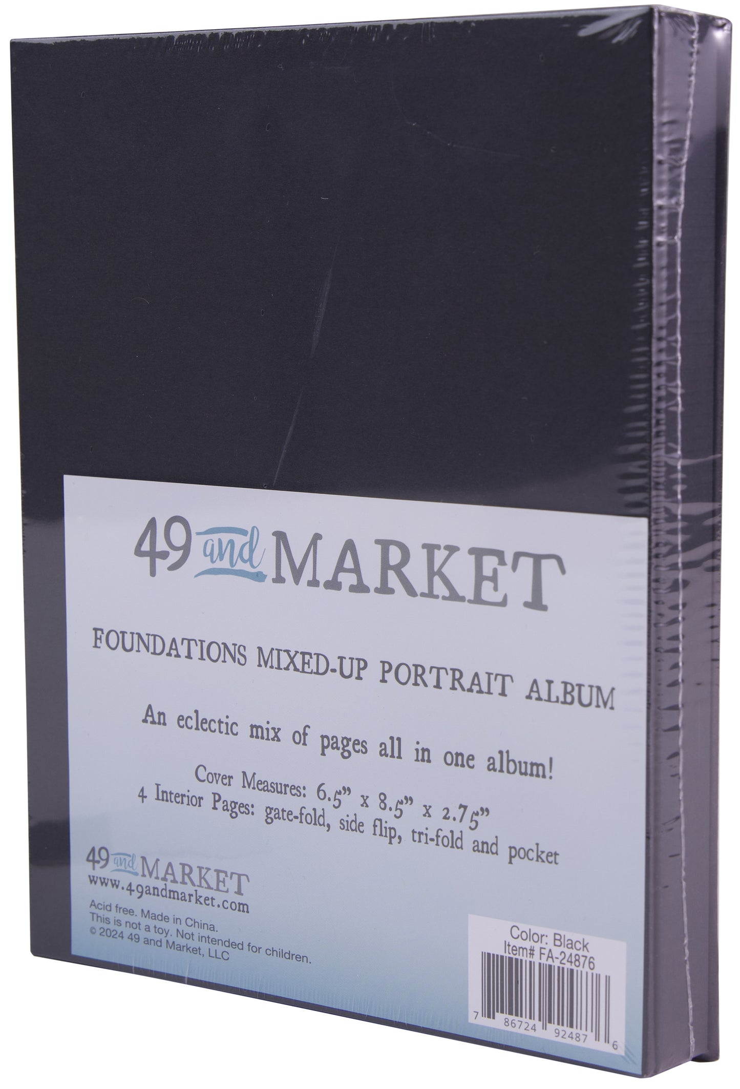 49 & Market Foundations Mixed Up Album-Portrait, Black