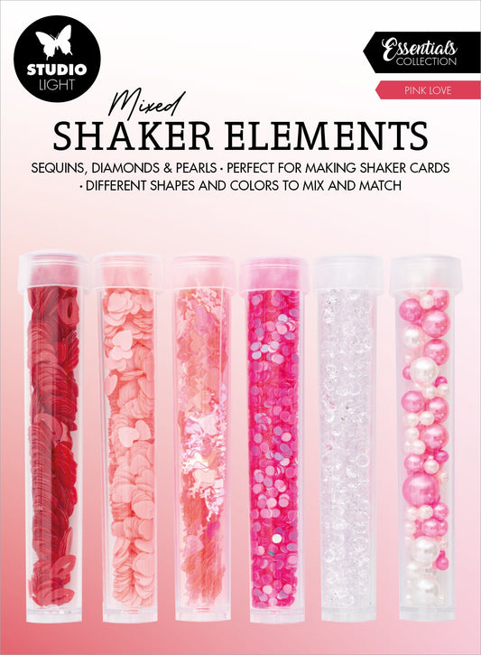 Studio Light Essential Shaker Elements 6/Pkg-Nr. 17, Pink Love