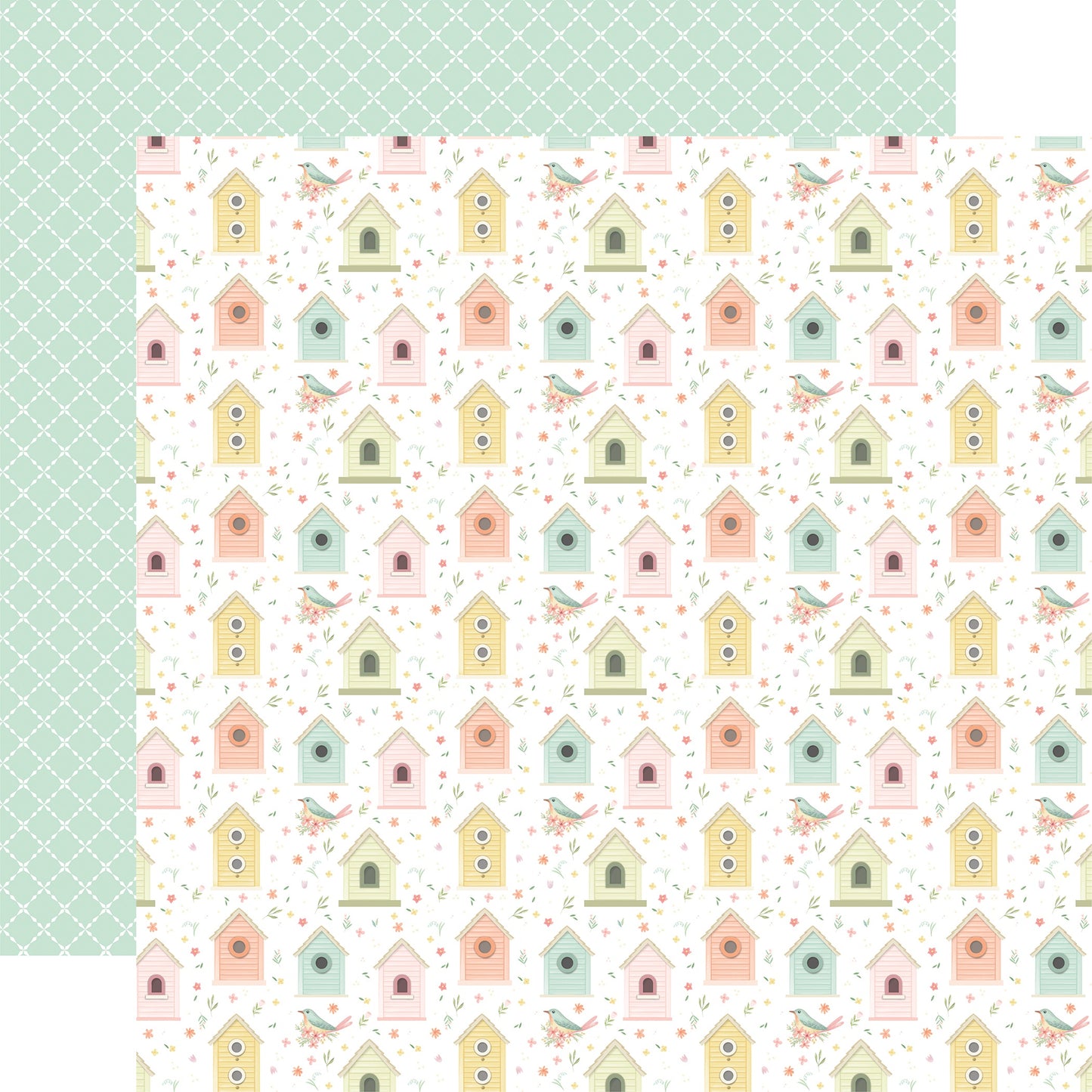 Here Comes Spring Double-Sided Cardstock 12"X12"-Spring Sun Hat