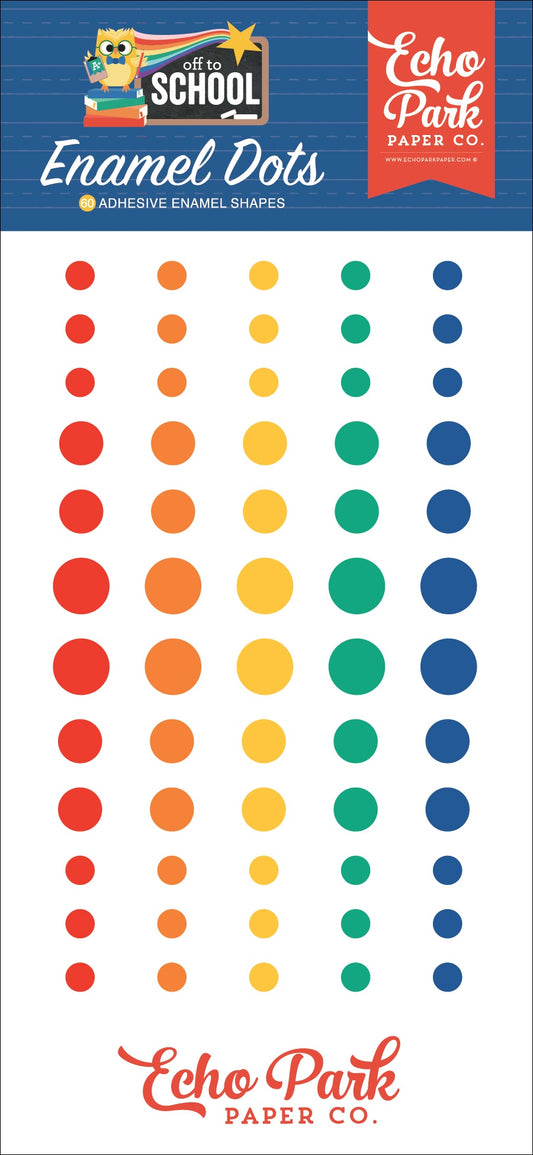 Echo Park Enamel Dots-Off To School
