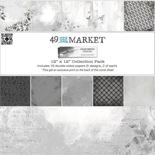 49 And Market Collection Pack 12"X12"-Color Swatch: Charcoal