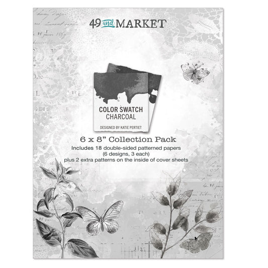 49 And Market Collection Pack 6"X8"-Color Swatch: Charcoal