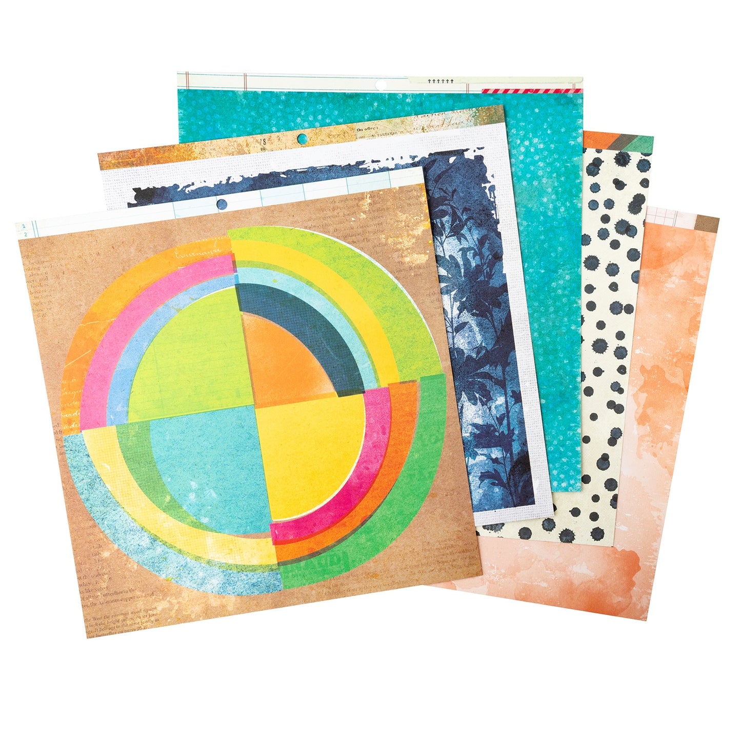 Vicki Boutin Mixed Media Paper Pad 12"X12" 48/Pkg-Double-Sided Printed