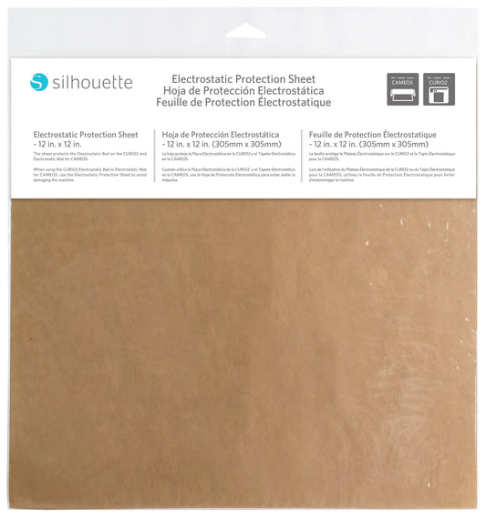 Silhouette Electrostatic Protection Sheet 12"X12"-1 Piece
