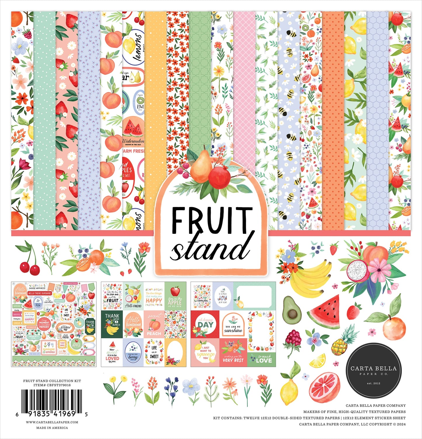 Carta Bella Collection Kit 12"X12"-Fruit Stand