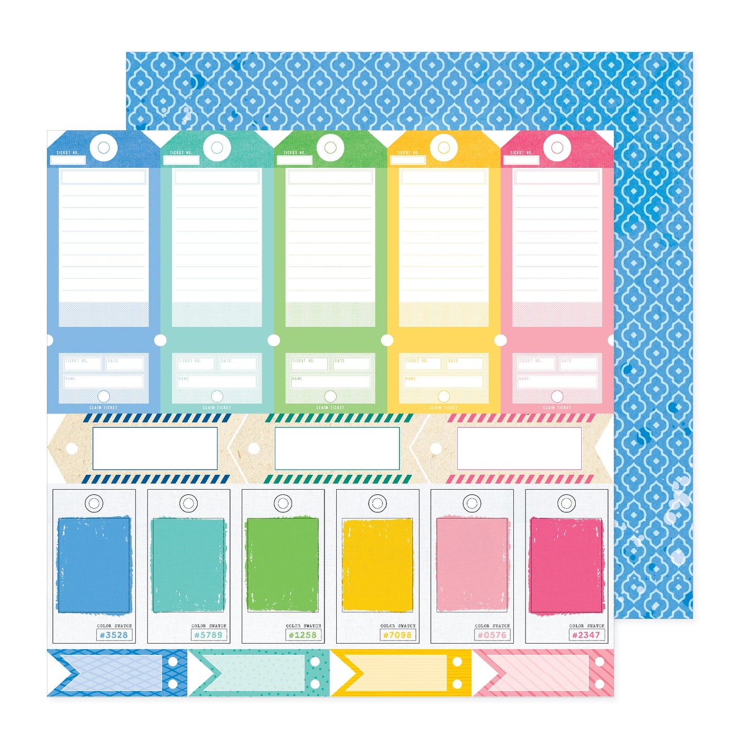 Vicki Boutin Bold And Bright Double-Sided Cardstock 12"X12"- Select Style