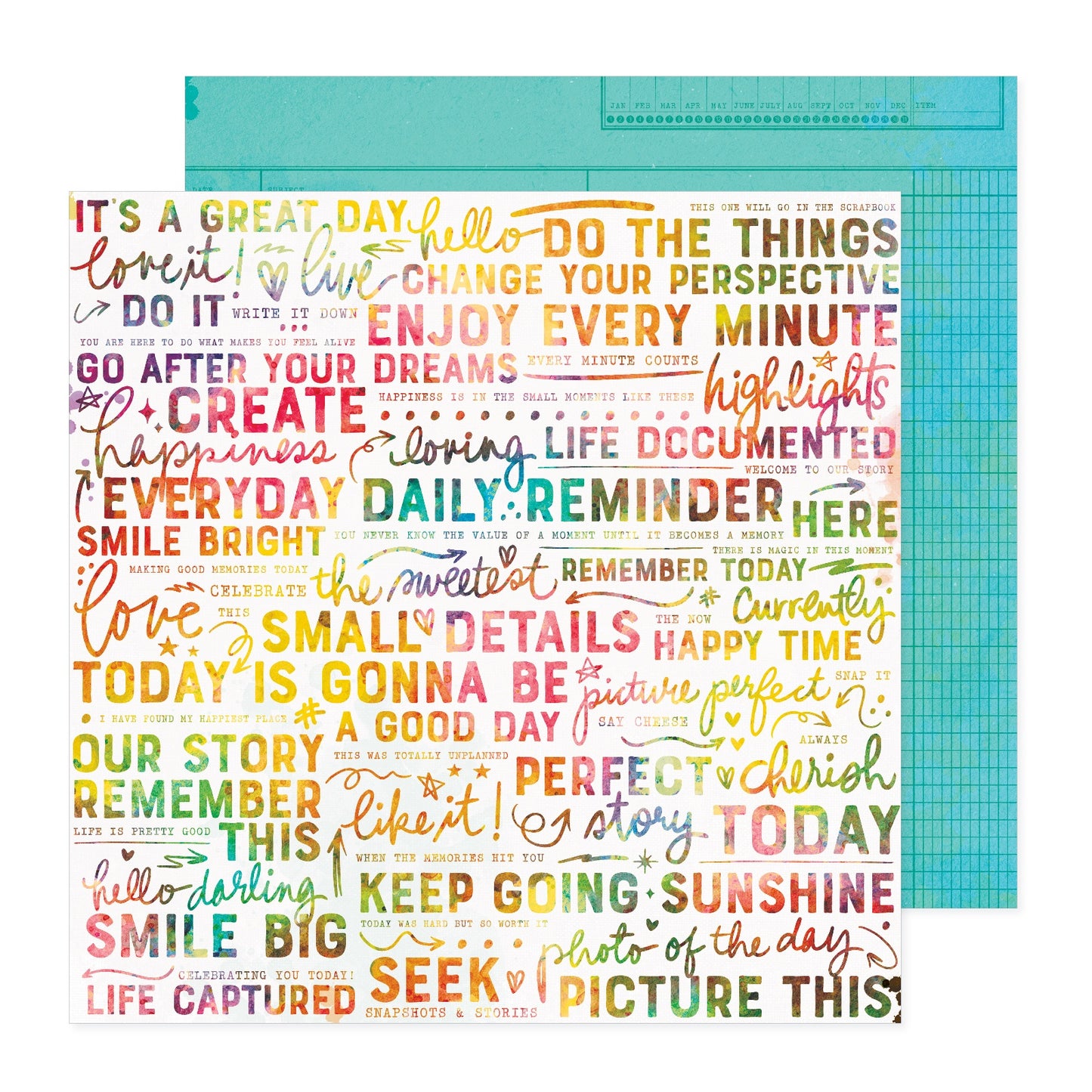 Vicki Boutin Bold And Bright Double-Sided Cardstock 12"X12"- Select Style