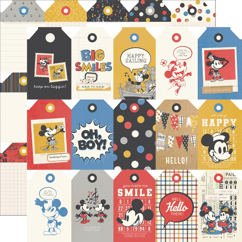 Say Cheese Classic Mouse Double-Sided Cardstock 12"X12"-