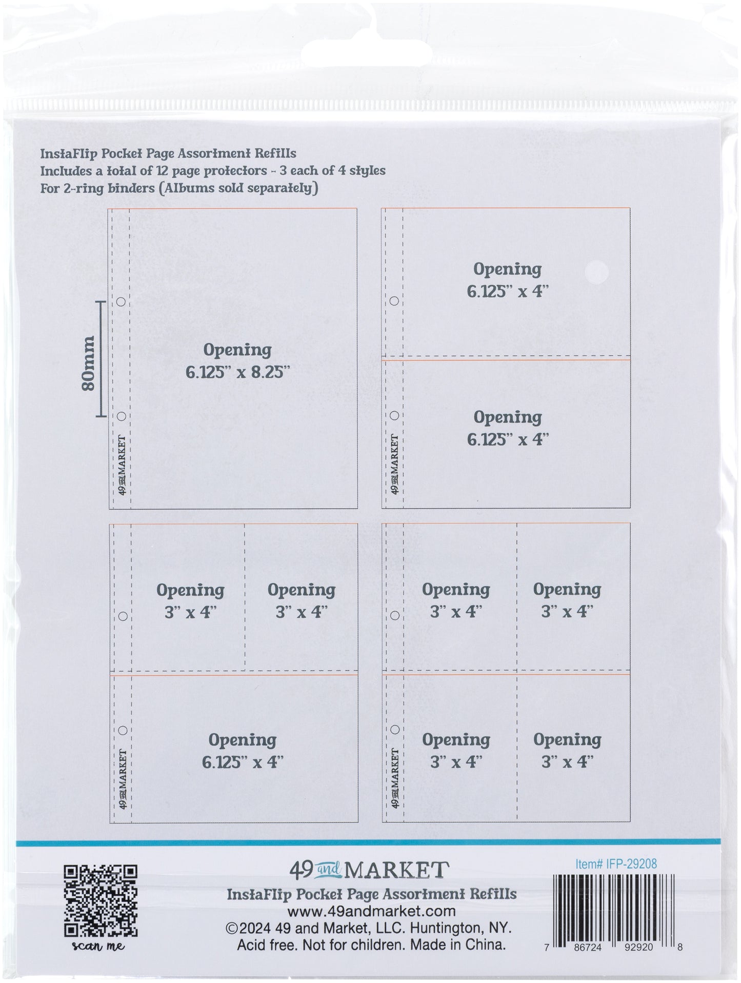 49 And Market InstaFlip Pocket Page-Assortment Refills