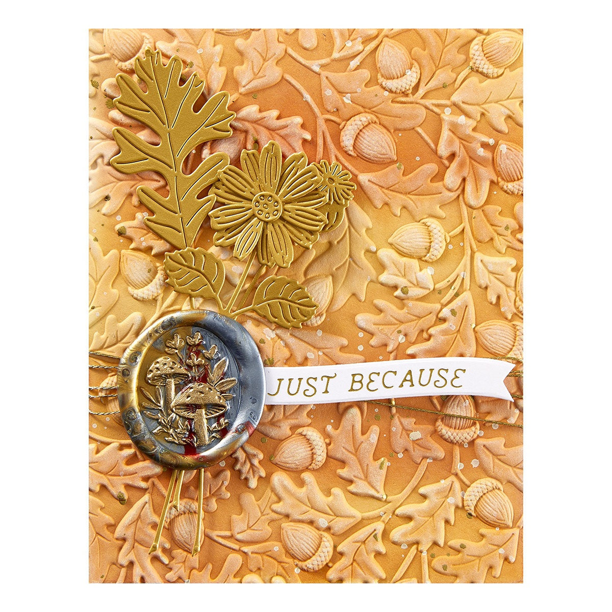 Spellbinders 3D Embossing Folder -Oak Forest