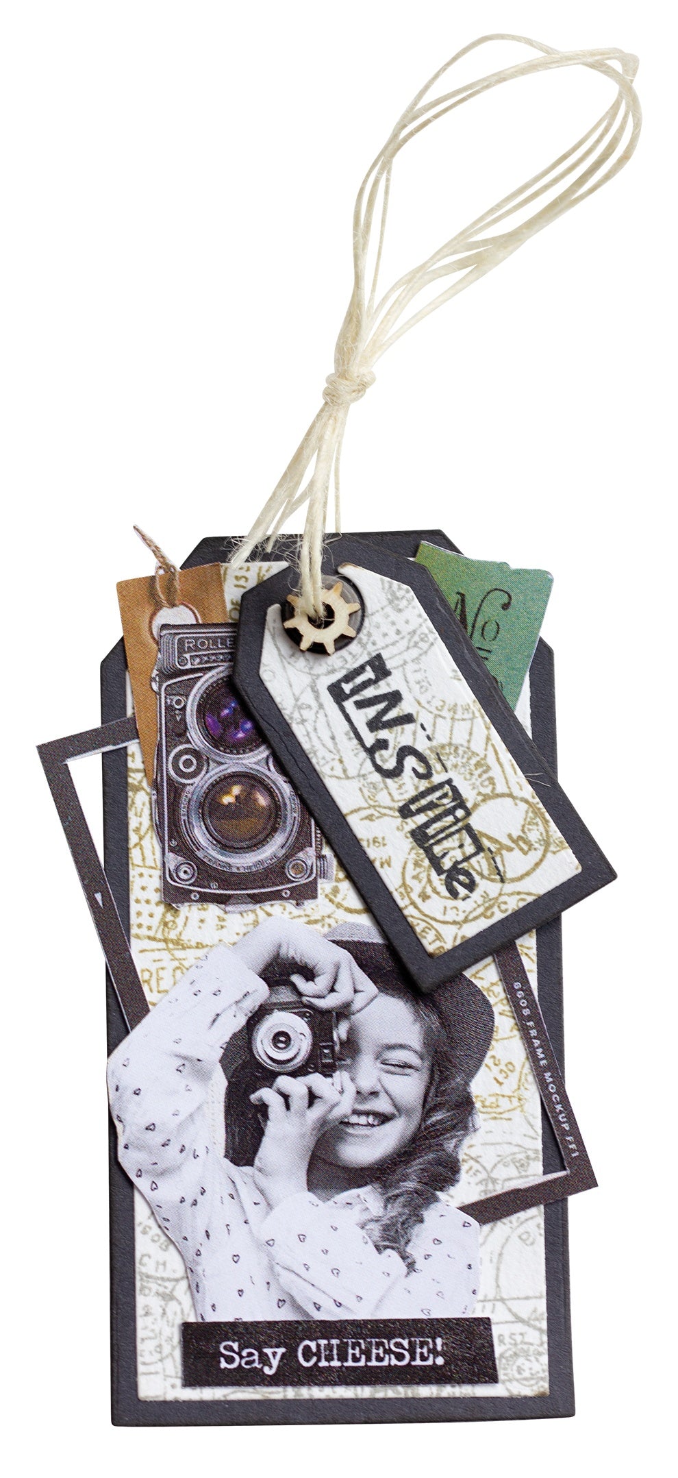 Studio Light Grunge Paper Pad 5.83"X8.26" 20/Pkg-Nr. 242, Elements