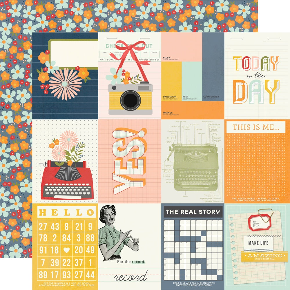 For the Record Double-Sided Cardstock 12"X12"-