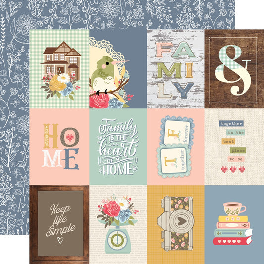 Front Porch Double-Sided Carstock 12"X12"-4X6 Elements