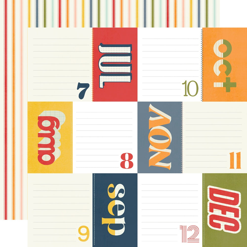 For the Record Double-Sided Cardstock 12"X12"-