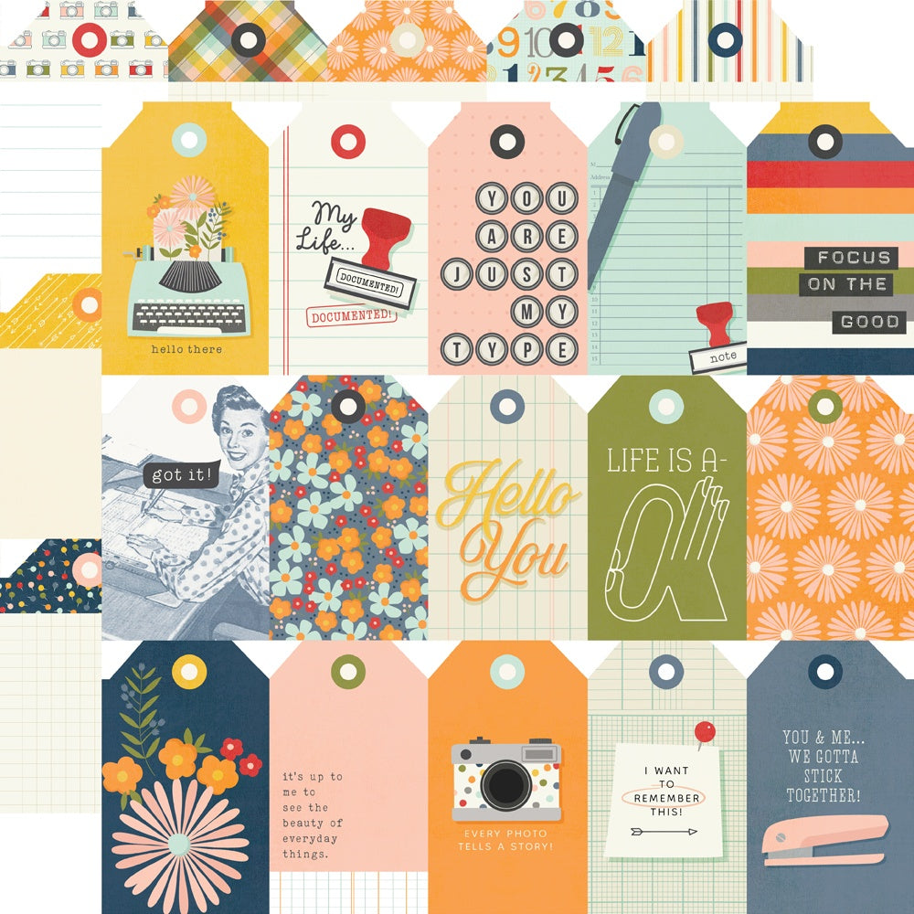 For the Record Double-Sided Cardstock 12"X12"-