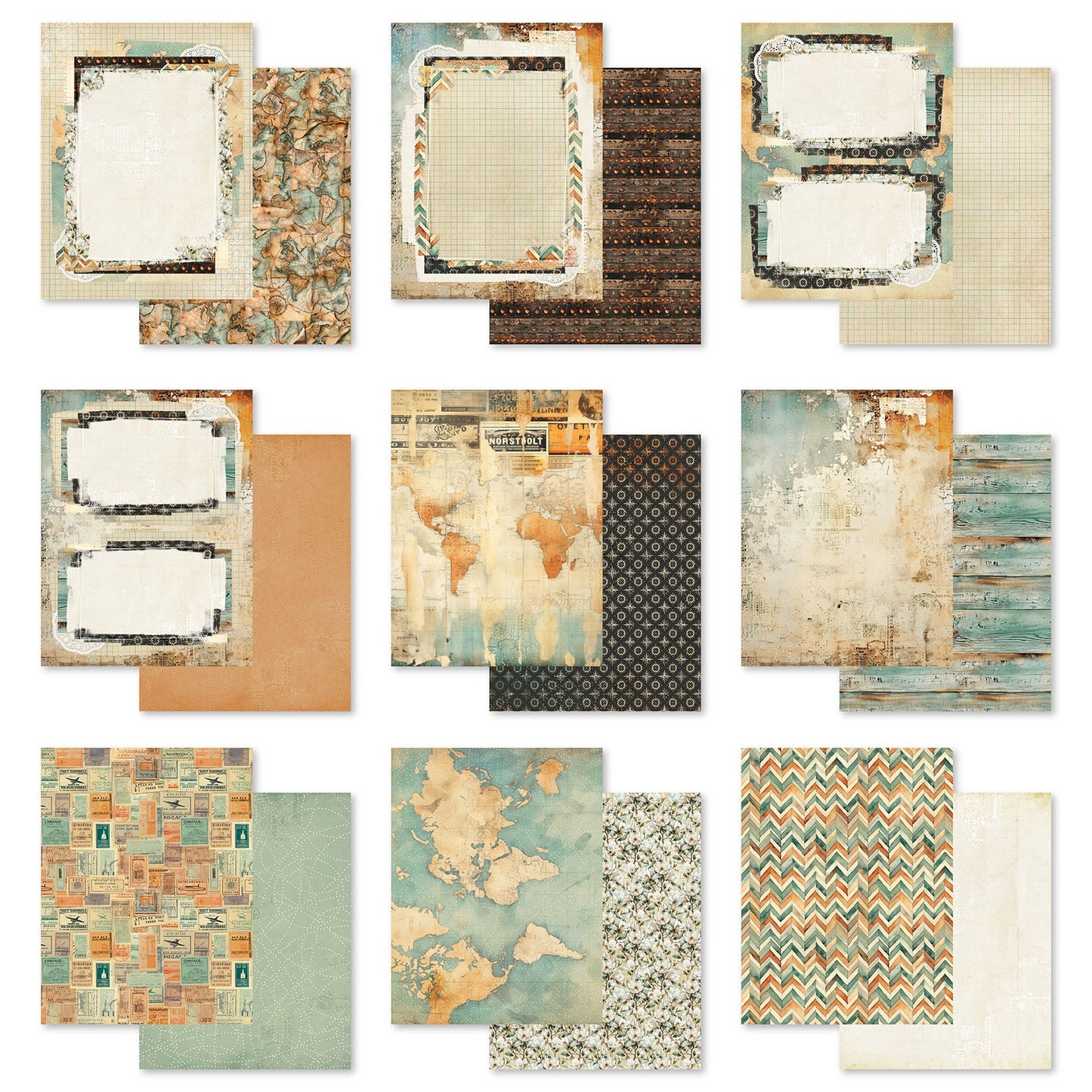 49 And Market Collection Pack 6"X8"-Wanderlust Explorer