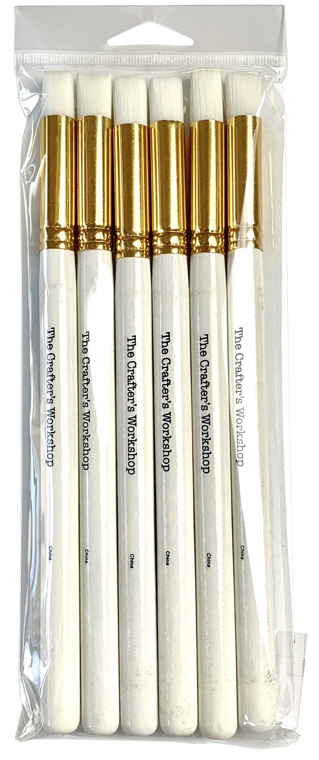 The Crafter's Workshop Blending Brush Set 6/Pkg-Medium
