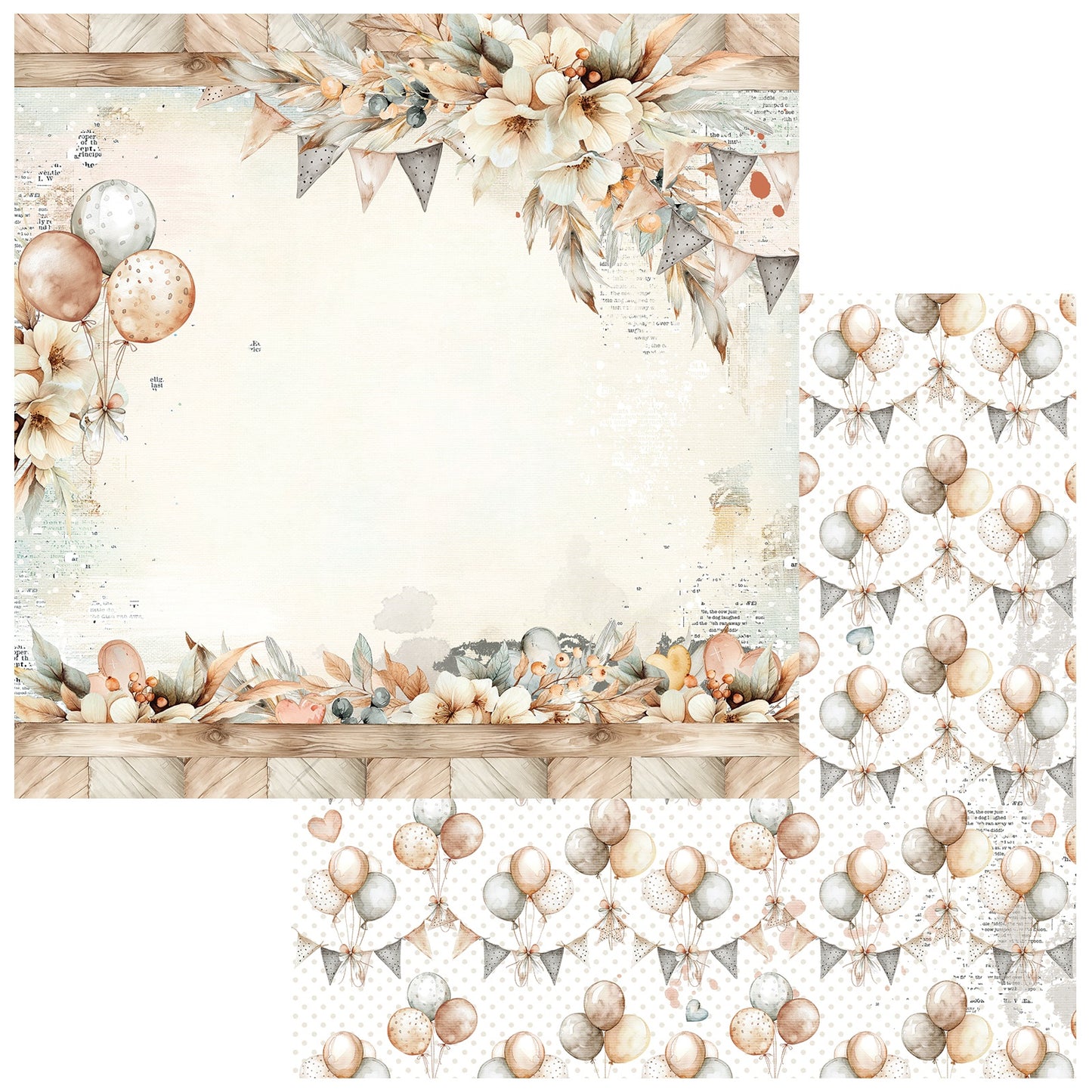Little Celebrations Double-Sided Cardstock 12"X12"-Select Style