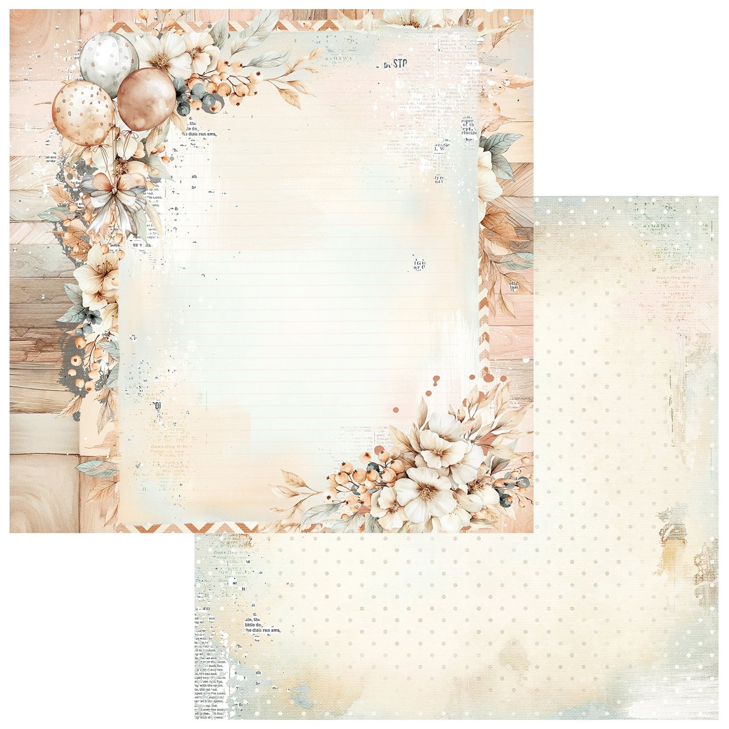 Little Celebrations Double-Sided Cardstock 12"X12"-Select Style