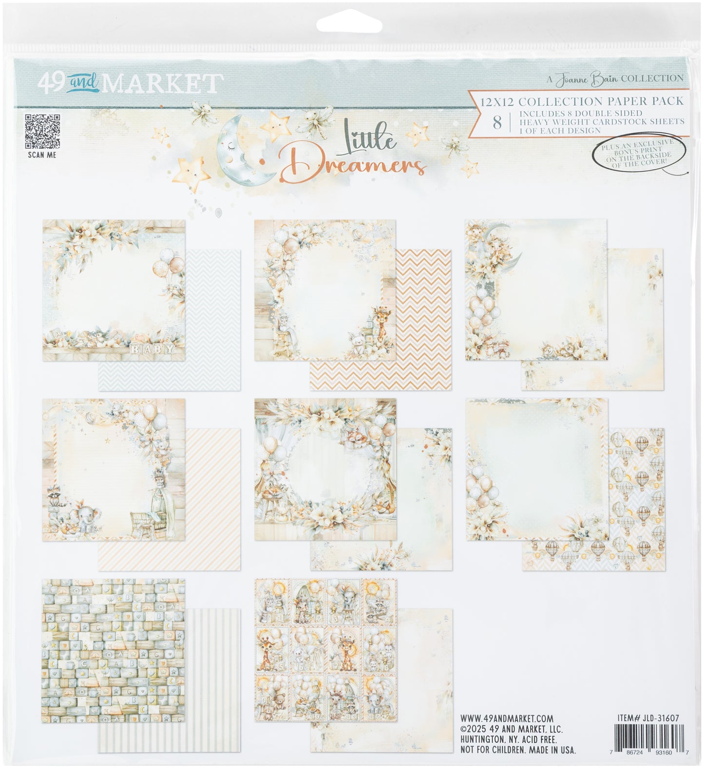 49 And Market Collection Pack 12"X12"-Little Dreamer
