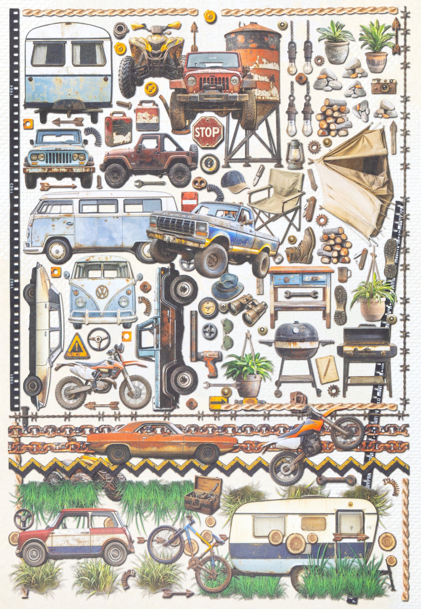 49 And Market Laser Cut Outs-Elements, Rust & Revs 2.0