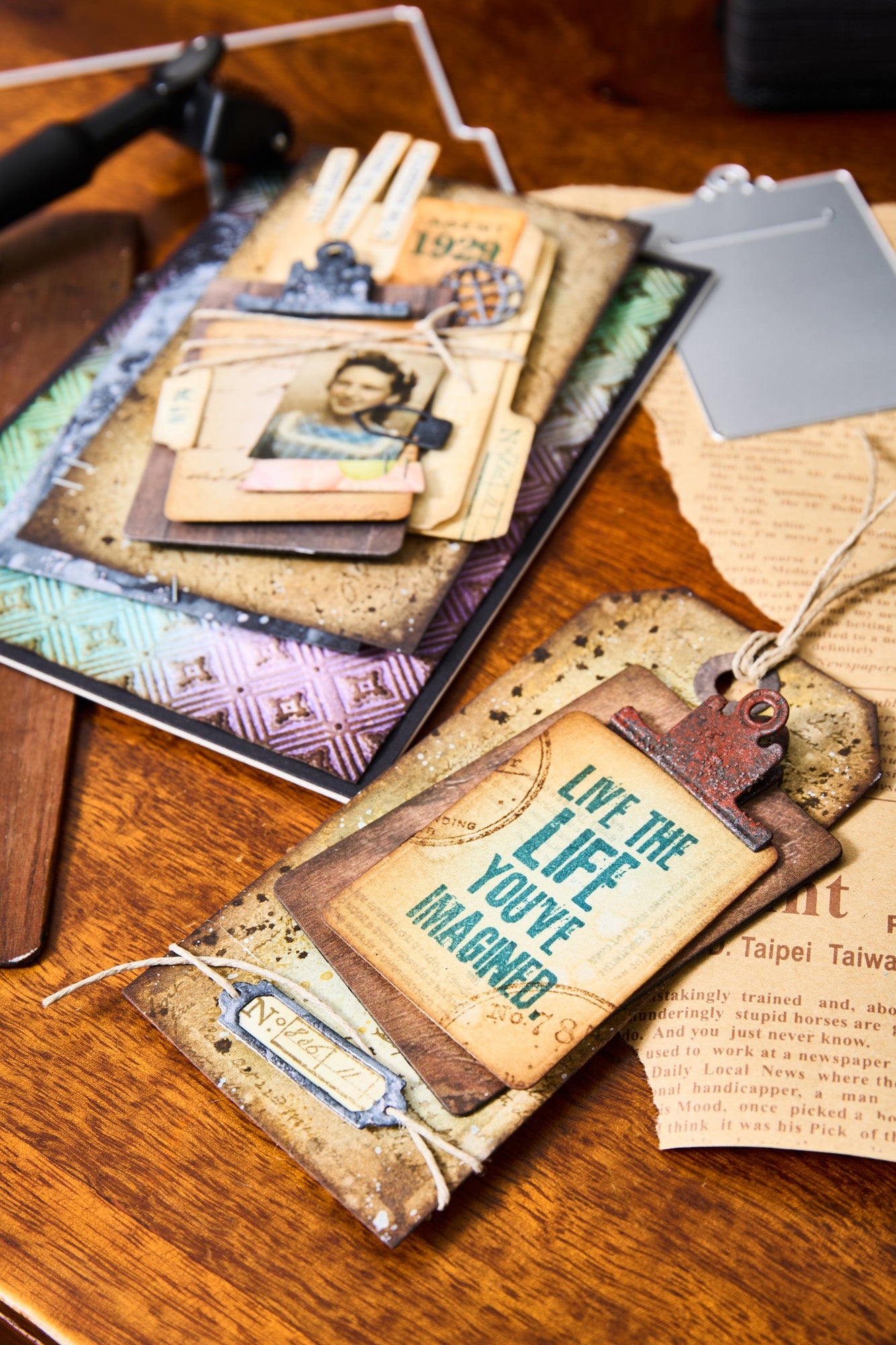 Sizzix Thinlits Die Set 24/Pkg by Tim Holtz-Vault Noteworthy