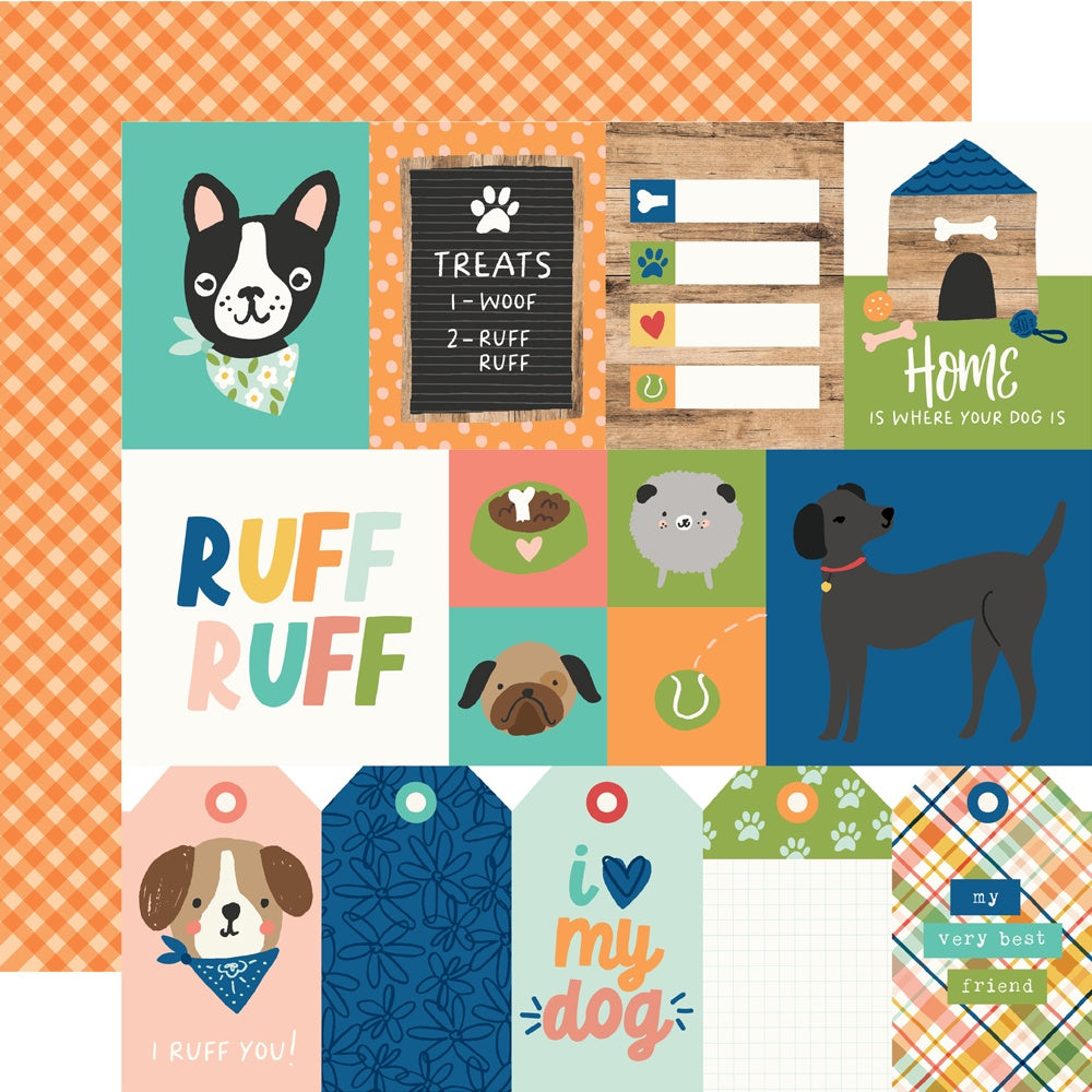 Fur Baby Dog Double-Sided Cardstock 12"X12"-