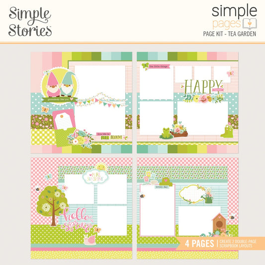 Simple Stories Simple Pages Page Kit -Tea Garden