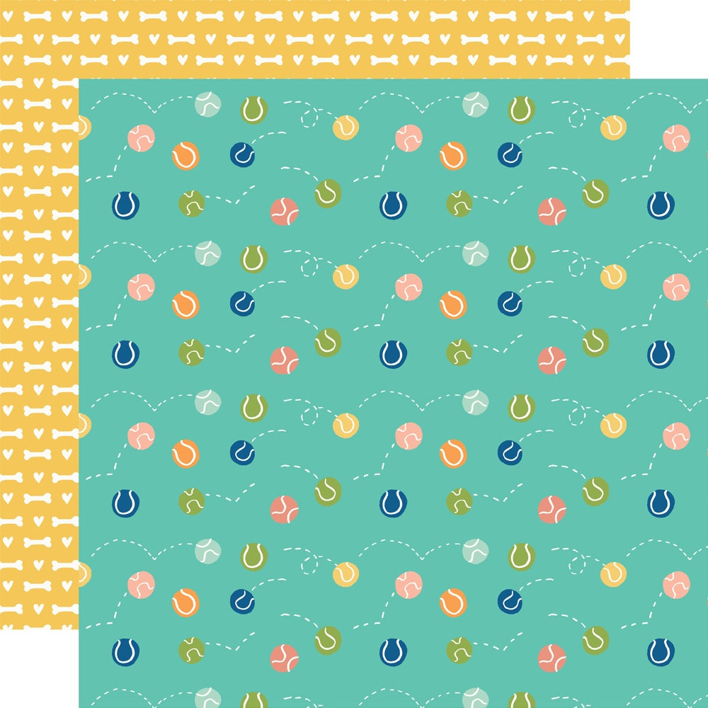 Fur Baby Dog Double-Sided Cardstock 12"X12"-