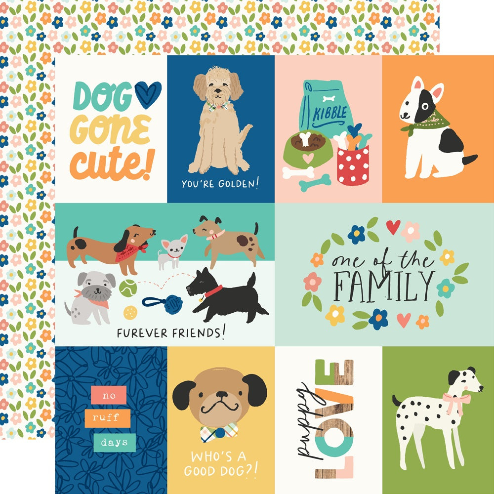 Fur Baby Dog Double-Sided Cardstock 12"X12"-