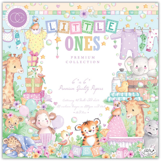 Craft Consortium Double-Sided Paper Pad 6"X6" 40/Pkg-Little Ones, 20 Designs