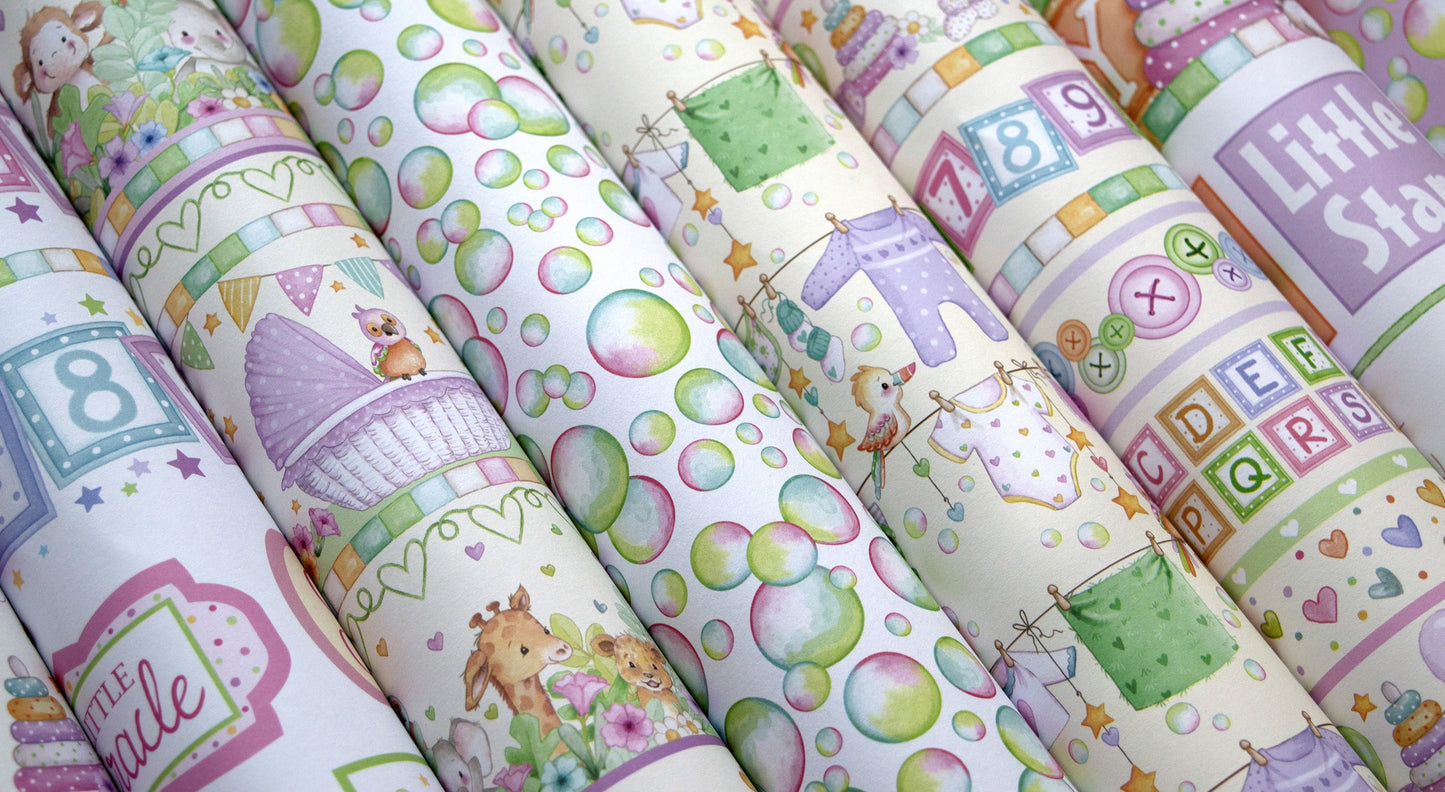 Craft Consortium Double-Sided Paper Pad 6"X6" 40/Pkg-Little Ones, 20 Designs