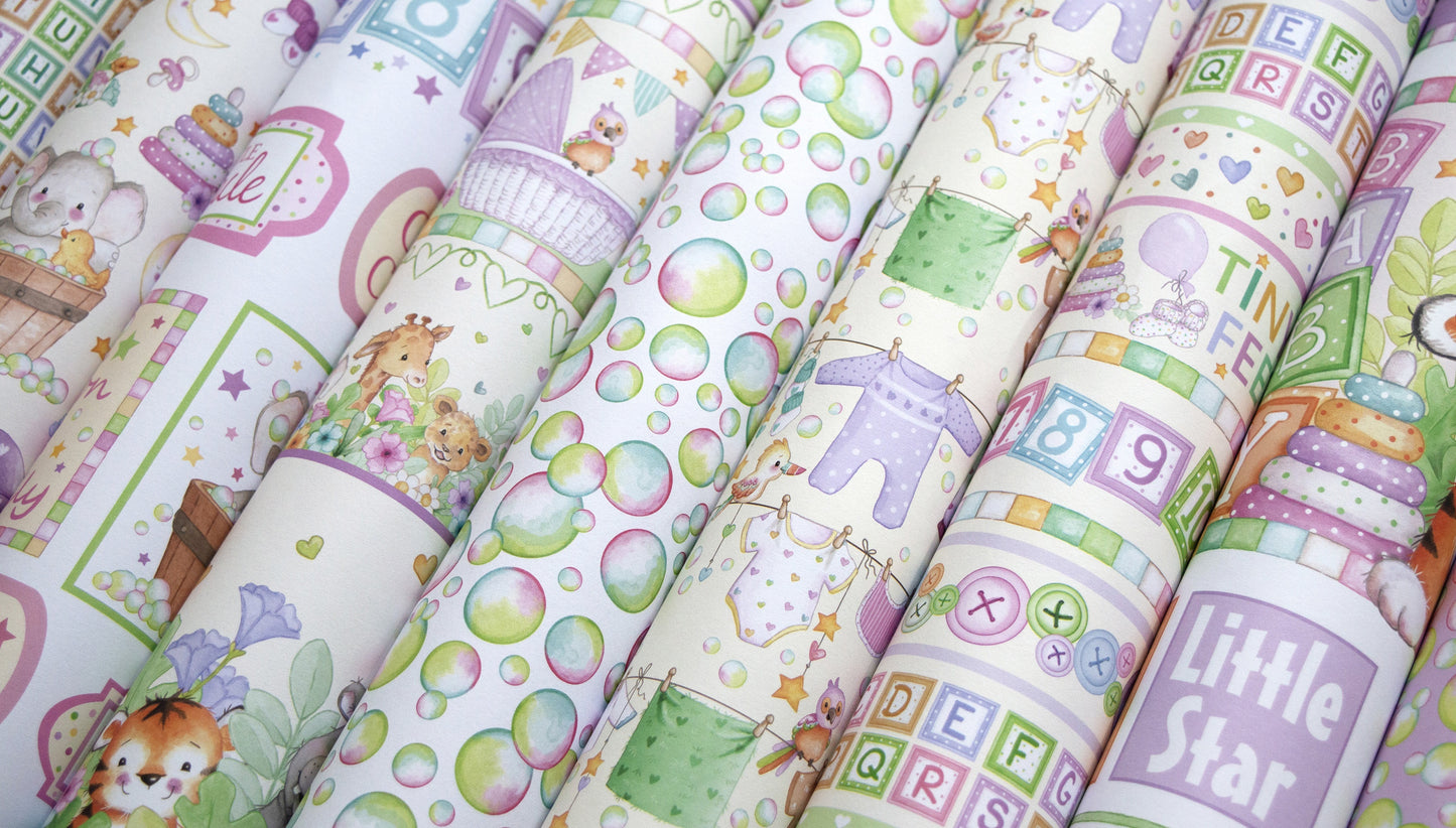 Craft Consortium Double-Sided Paper Pad 6"X6" 40/Pkg-Little Ones, 20 Designs