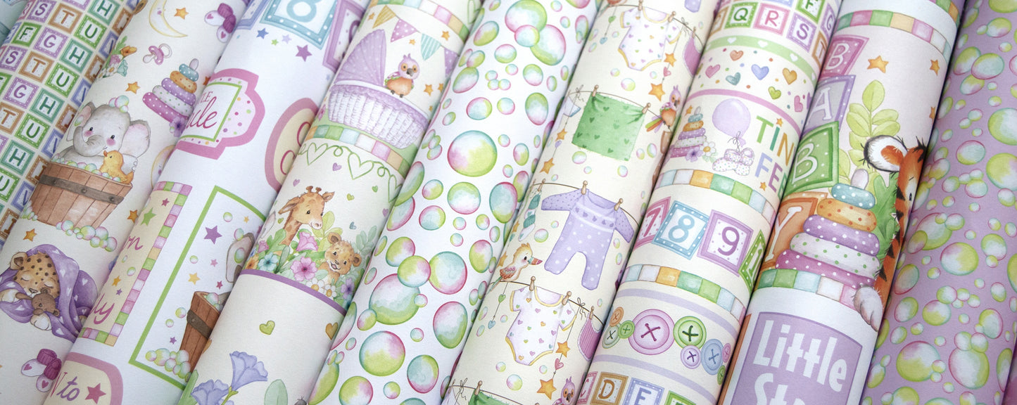 Craft Consortium Double-Sided Paper Pad 6"X6" 40/Pkg-Little Ones, 20 Designs