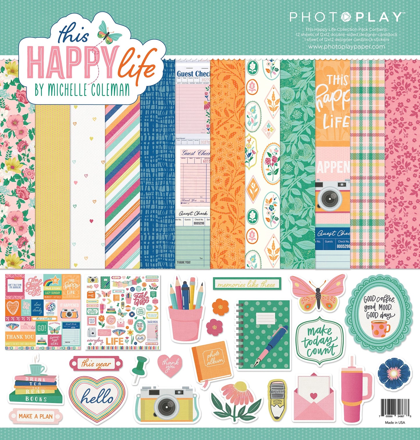 PhotoPlay Collection Pack 12"X12"-This Happy Life