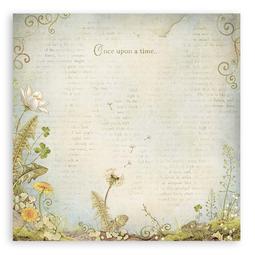 Stamperia Single-Sided Paper Pad 8"X8" 10/Pkg-Hidden Grove, 10 Designs/1 Each