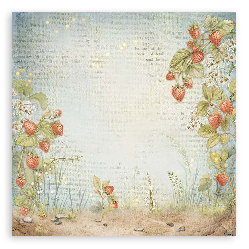 Stamperia Single-Sided Paper Pad 8"X8" 10/Pkg-Hidden Grove, 10 Designs/1 Each