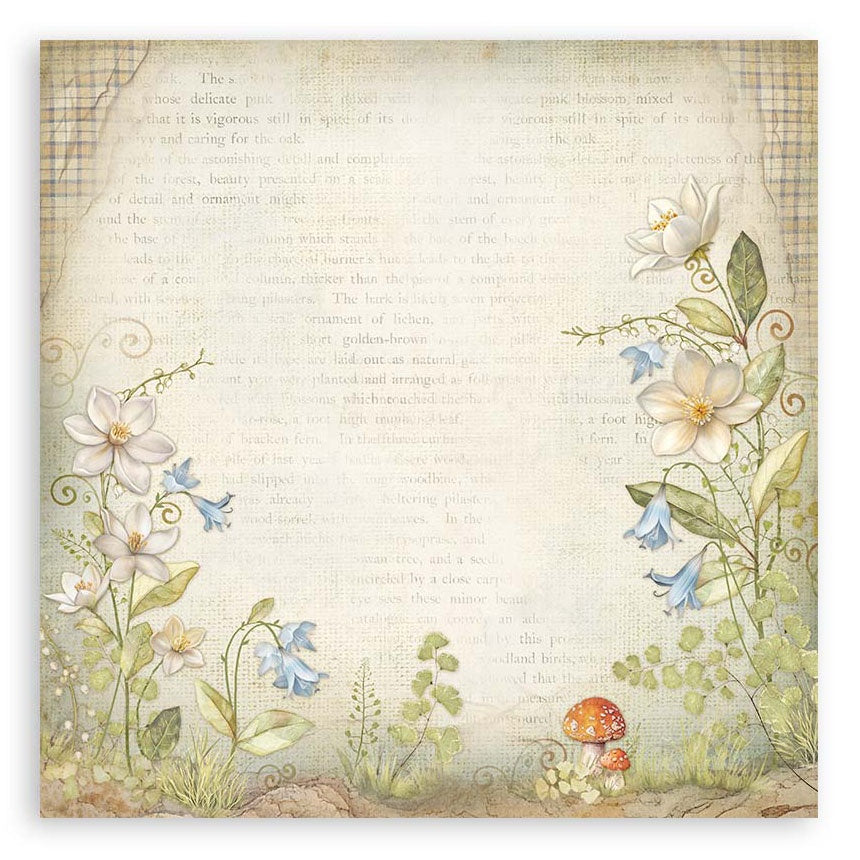 Stamperia Single-Sided Paper Pad 8"X8" 10/Pkg-Hidden Grove, 10 Designs/1 Each
