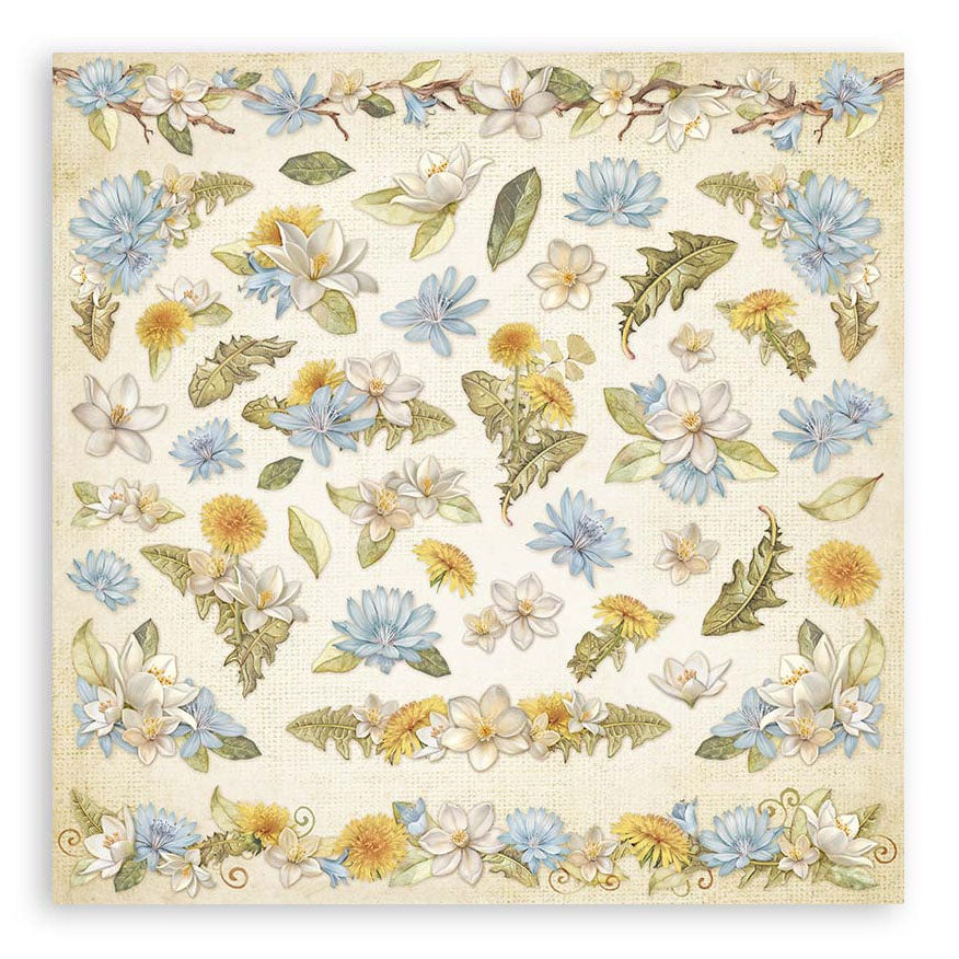 Stamperia Single-Sided Paper Pad 8"X8" 10/Pkg-Hidden Grove, 10 Designs/1 Each