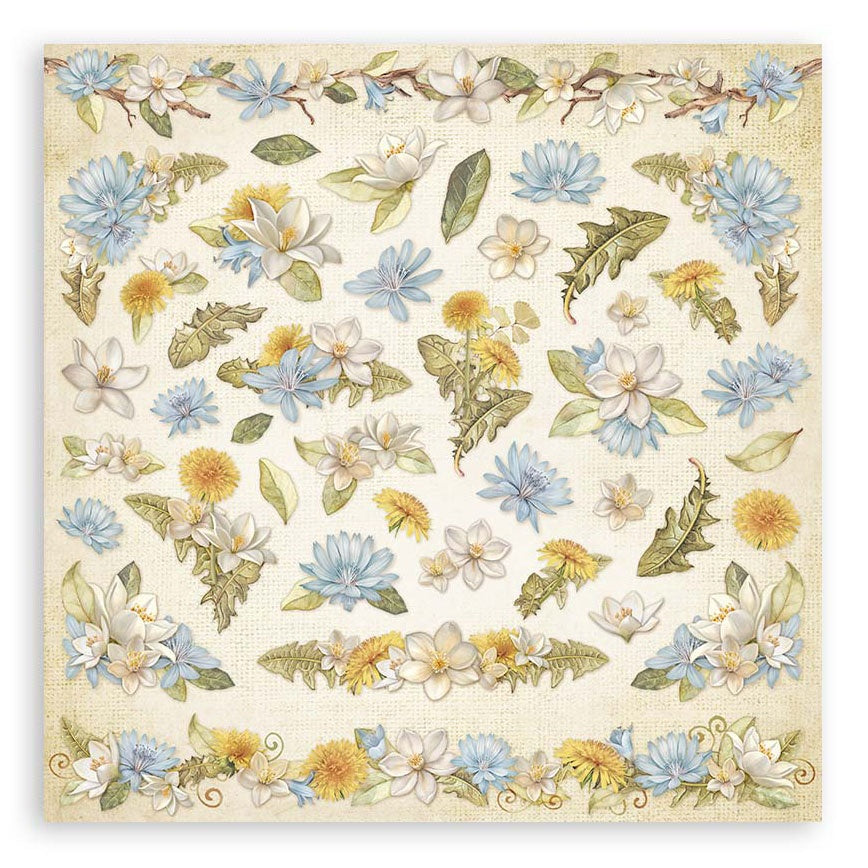 Stamperia Scrapbooking Pad 12"x12" 10/Pkg-Hidden Grove