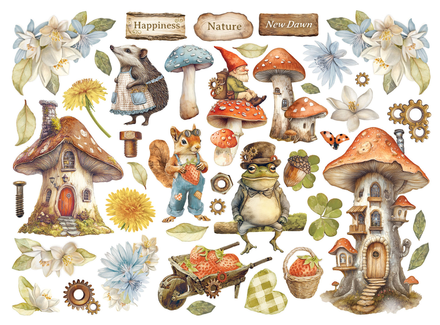 Stamperia Die-Cuts-Hidden Grove