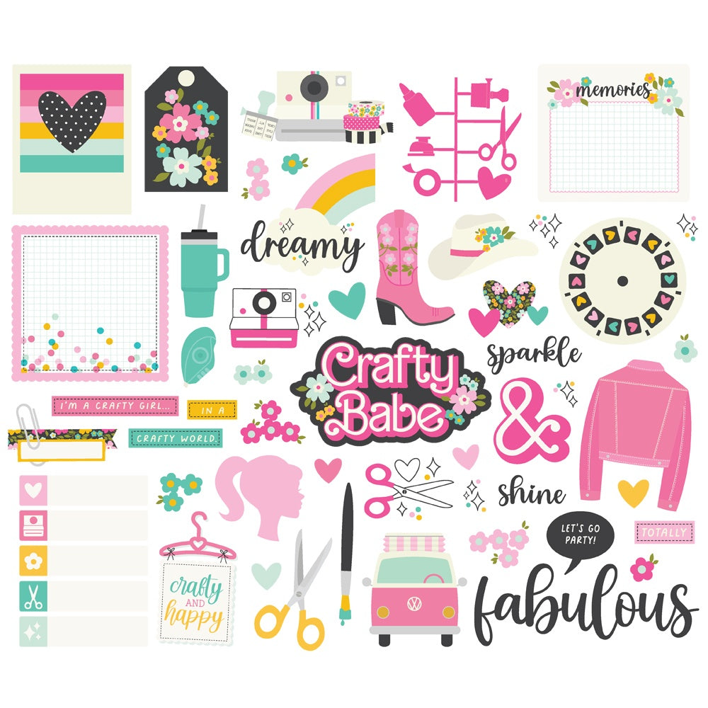 Crafty Babe Bits & Pieces-54/Pkg