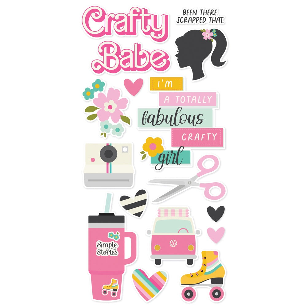 Crafty Baby Foam Stickers-38/Pkg